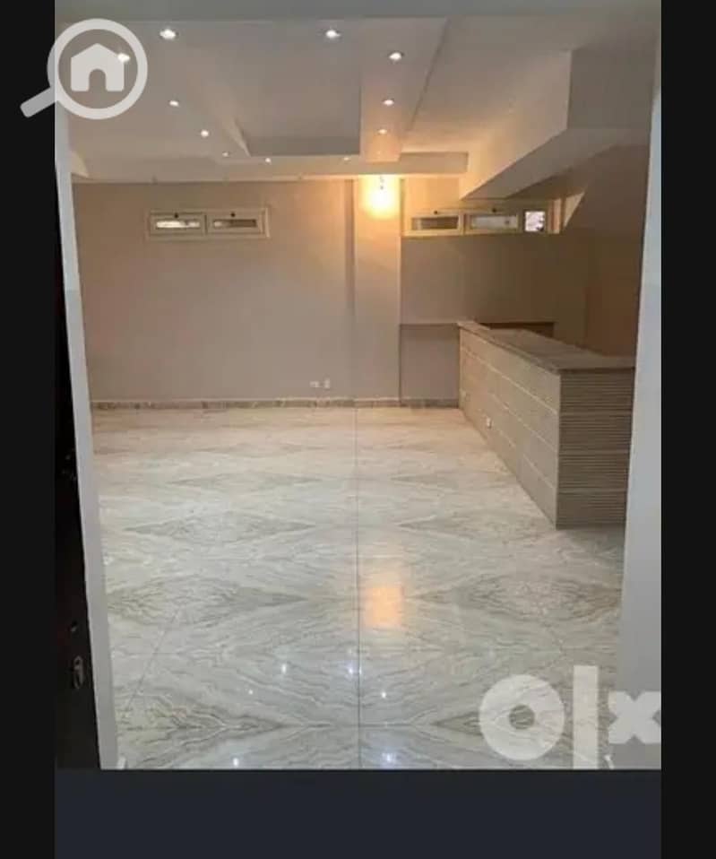 For rent: administrative space in the second district, first area, Fifth Settlement. Area: 150 square meters, 3 rooms, 2 bathrooms, American kitchen, reception, private garden, private entrance. For contact: 01099357245. - Widok 5