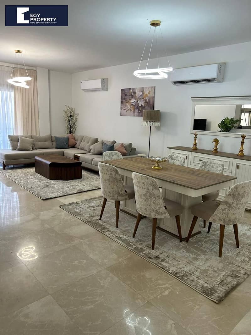 Apartment Pool view For Sale in Uptown New Cairo Fully Finished with attractive price - Widok 3