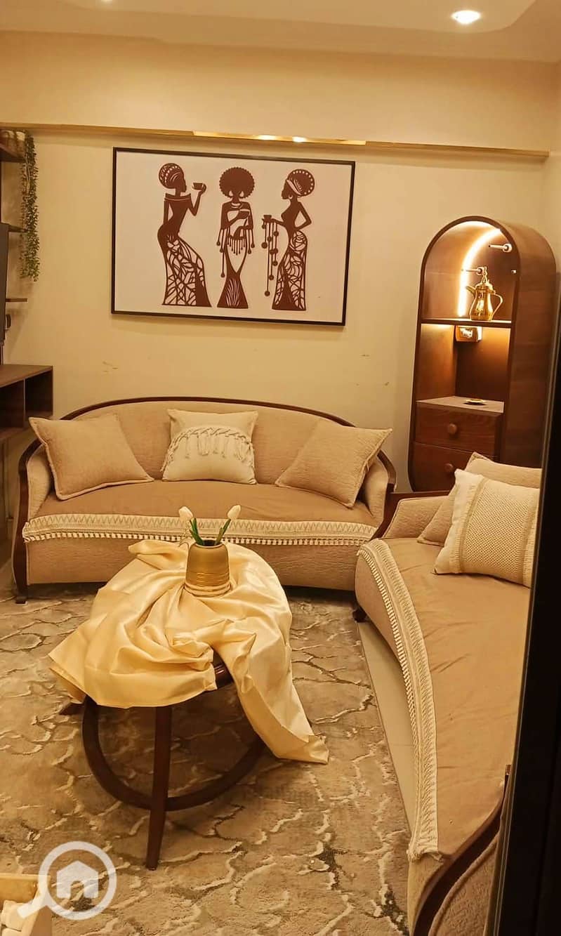 Furnished rental apartment in a prime location in Al Agouza, second line from the main corniche on the corniche view. - Widok 3
