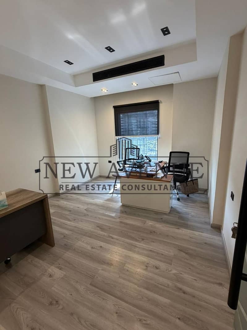 OFFICE 250 SQM FULLY FINISHED AND FURNISHED IN NEW CAIRO WITH LOWEST PRICE - Widok 3