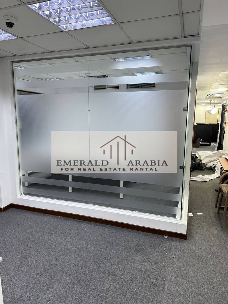 Furnished office for rent, 400 square meters in the best square for companies in the heart of Maadi - Mehr