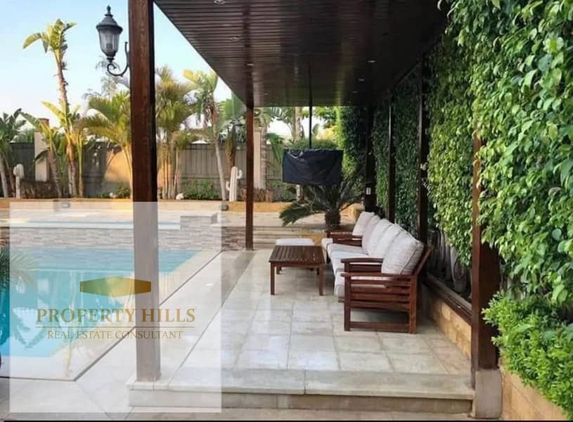 Cheapest Villa for Sale in New Cairo – Ready for Viewing & Immediate Move-In, Featuring a Private Pool and Open Landscape View in Ivy Residence - Widok 3