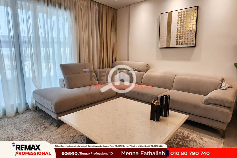 Spacious layout open plaza view apartment for sale in Skyline Smouha - Widok 4