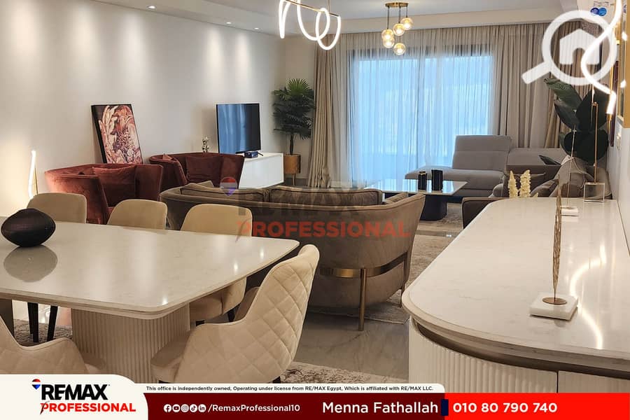 Spacious layout open plaza view apartment for sale in Skyline Smouha - Widok 5