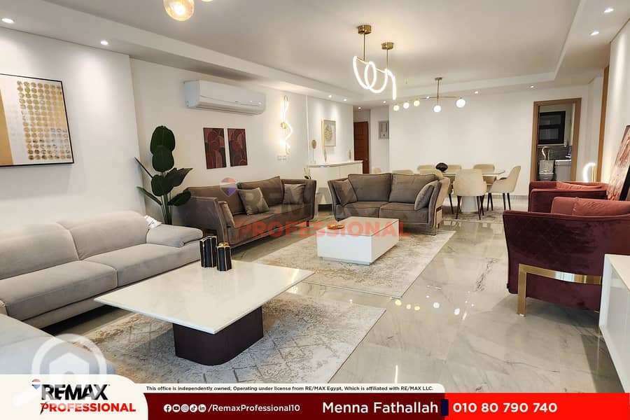 Spacious layout open plaza view apartment for sale in Skyline Smouha - Więcej