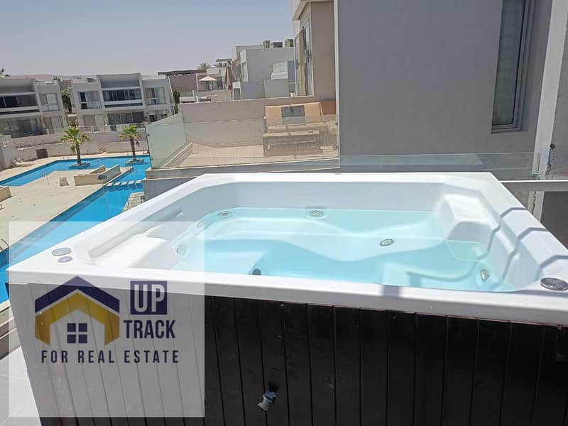 chalet for rent one bedroom at shalon gouna with private jacuzzi – pohled 5