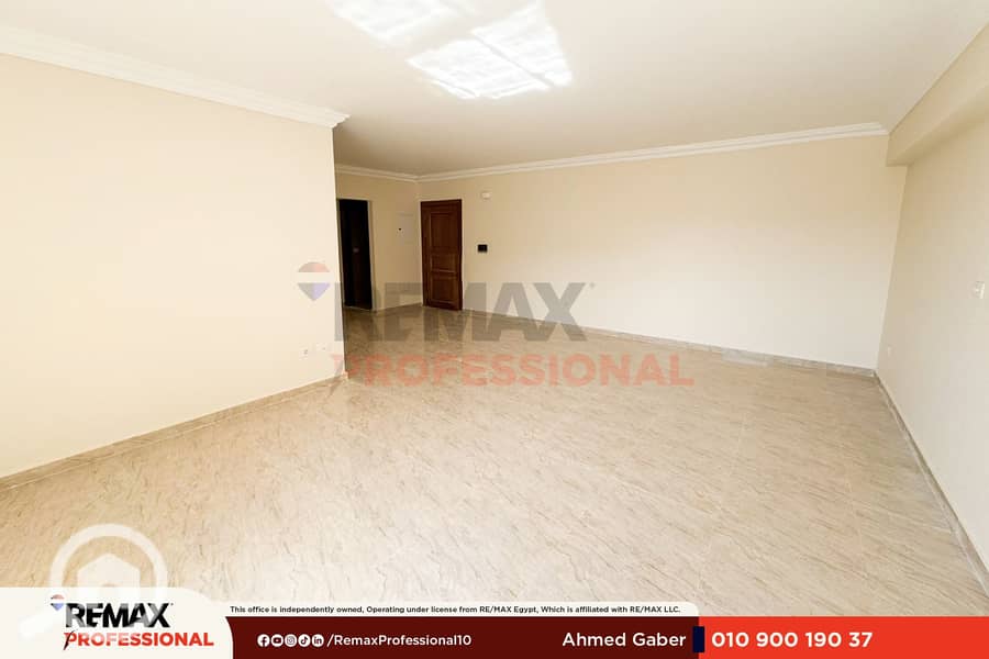 Prime location direct open view overlooking Smouha Club apartment for rent in Smouha - Widok 4