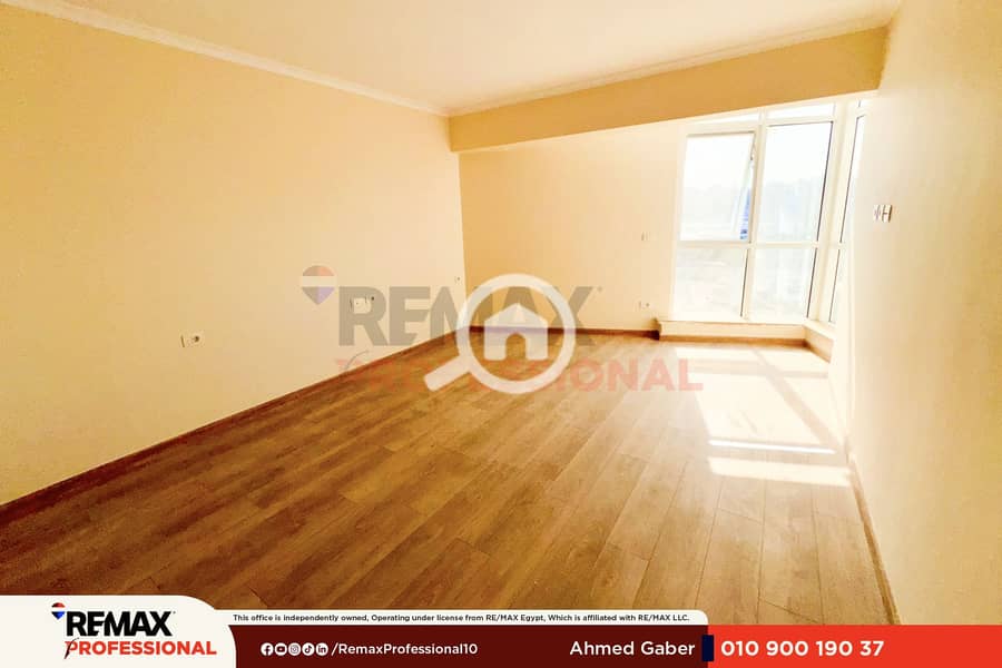 Prime location direct open view overlooking Smouha Club apartment for rent in Smouha - Widok 6