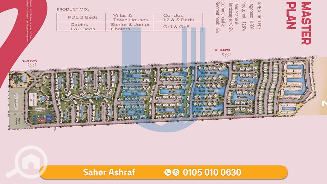 Chalet 106 m for sale - Ras El Hekma - Hacienda Waters – pohled 3