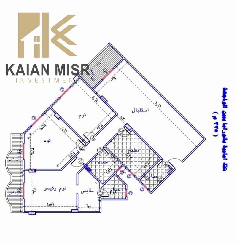 A fantastic 225 sqm apartment with a stunning panoramic view in the city of Al Shorouk, next to Saudi and the Grand Mosque. - Ansicht 4