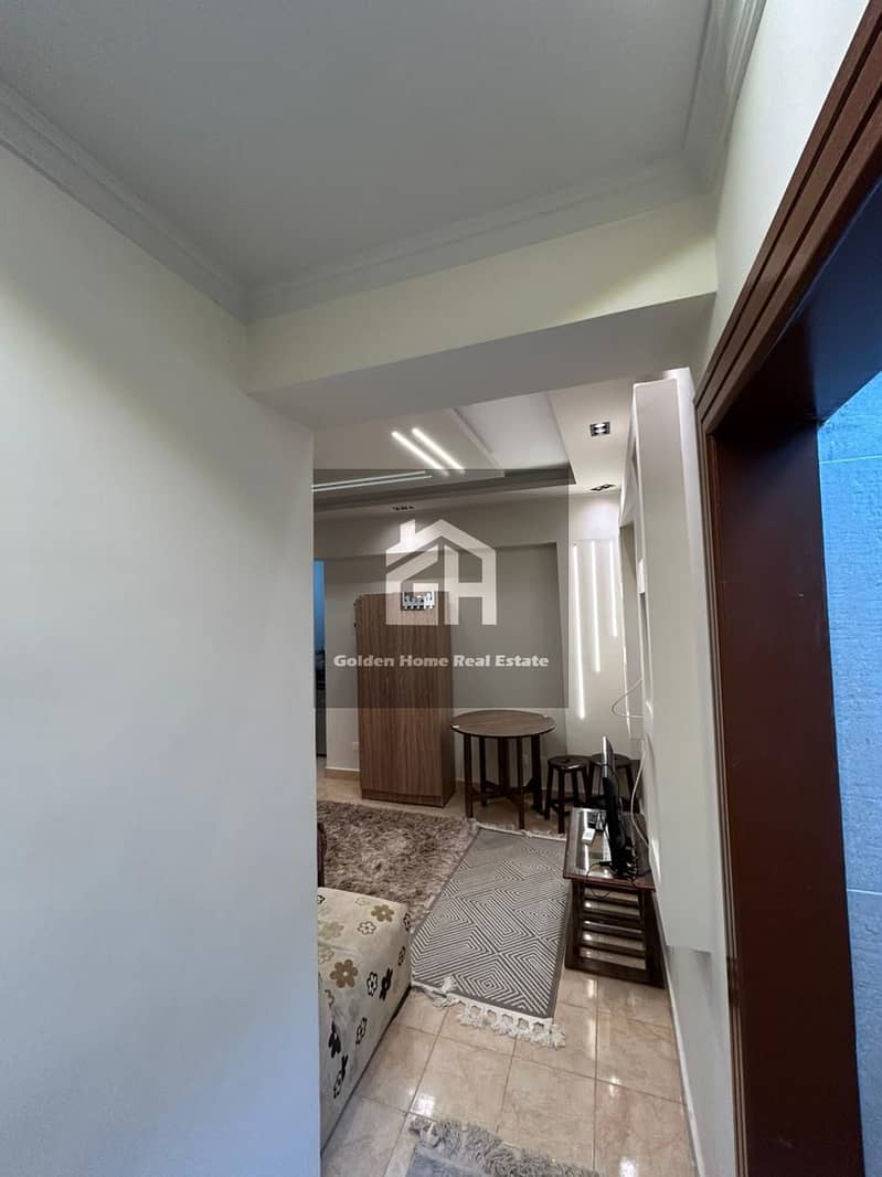 Furnished studio for rent with landscape view in Elkhmayel Compound - Sheikh Zayed - Widok 3
