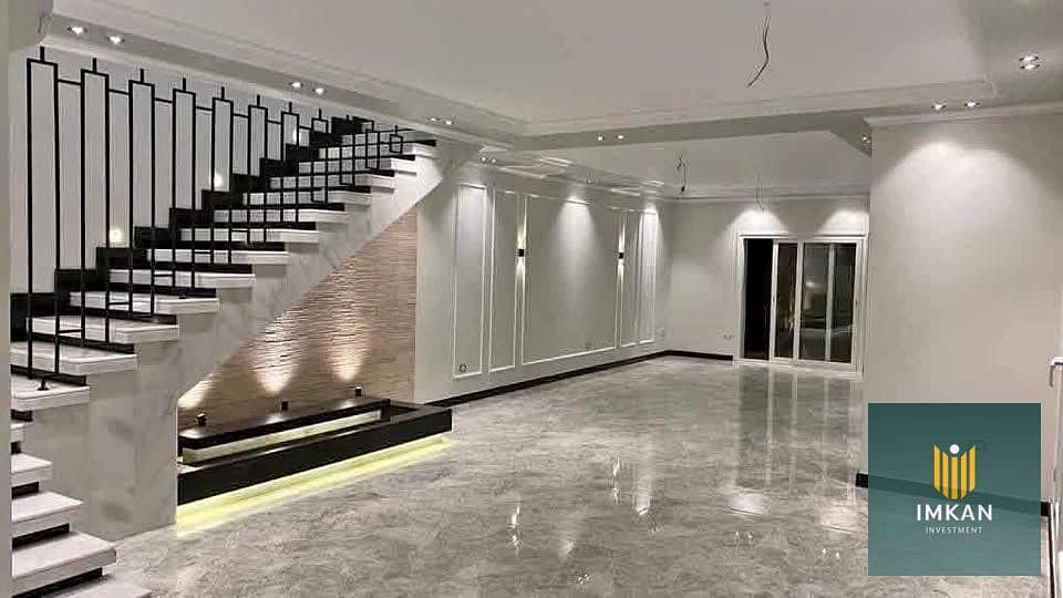Twin house for sale with panoramic lagoon view, ready for viewing in Saada Horizon Compound, First Settlement, near the New Administrative Capital. – pohled 2