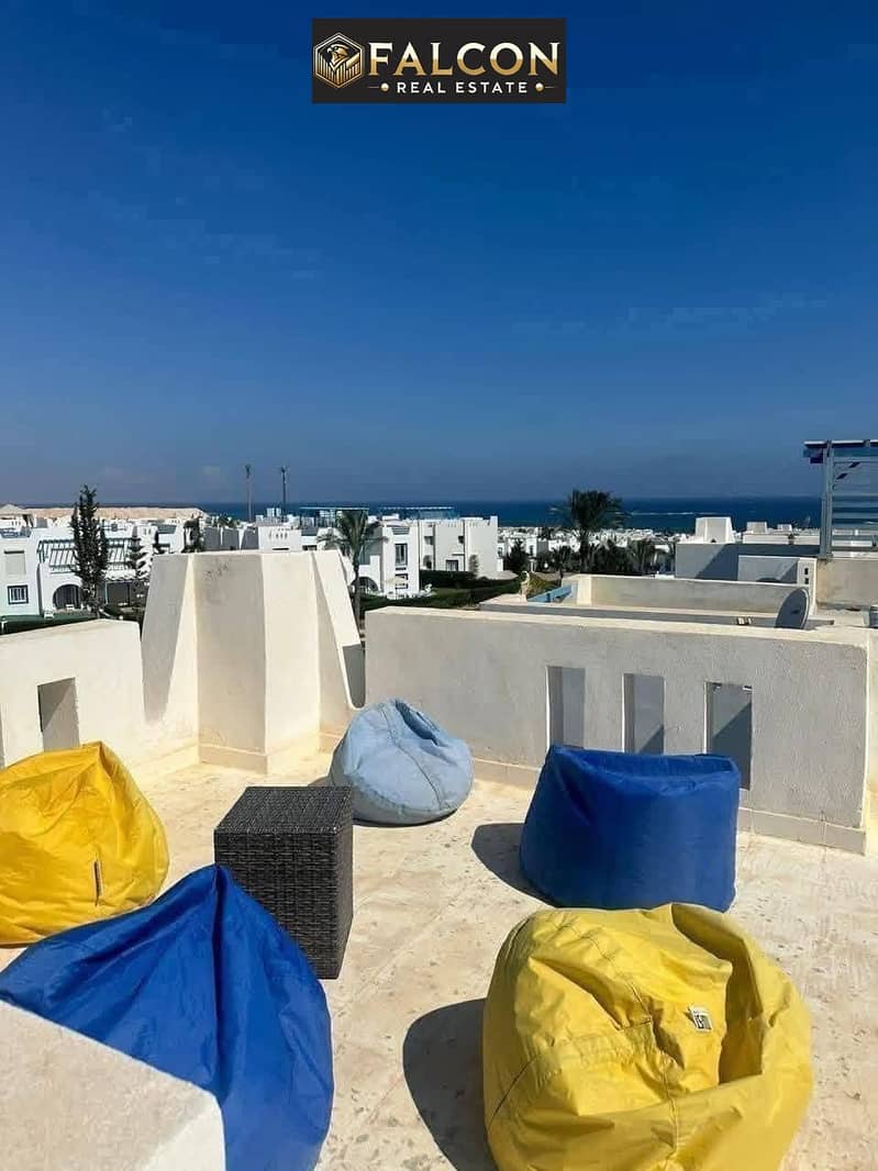 With an open sea view, a townhouse for sale, ready for viewing (30% discount), fully finished, and with payment plans up to 8 years in Naia Bay, North - Mehr