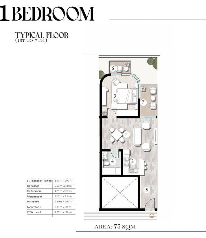Apartment for sale, 75 sq m, in the Difaf Compound, New Capital, with monthly installments of only 10,000 EGP over 12 years without int – další