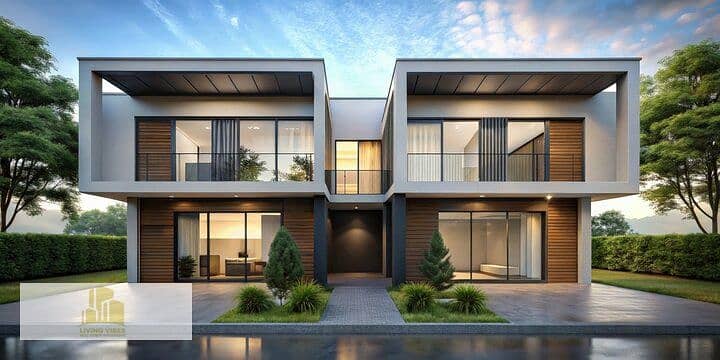 Pay a 5% down payment and own a twin house villa at the lowest price in the area, and pay the rest in installments over 14 years. - Поглед 2