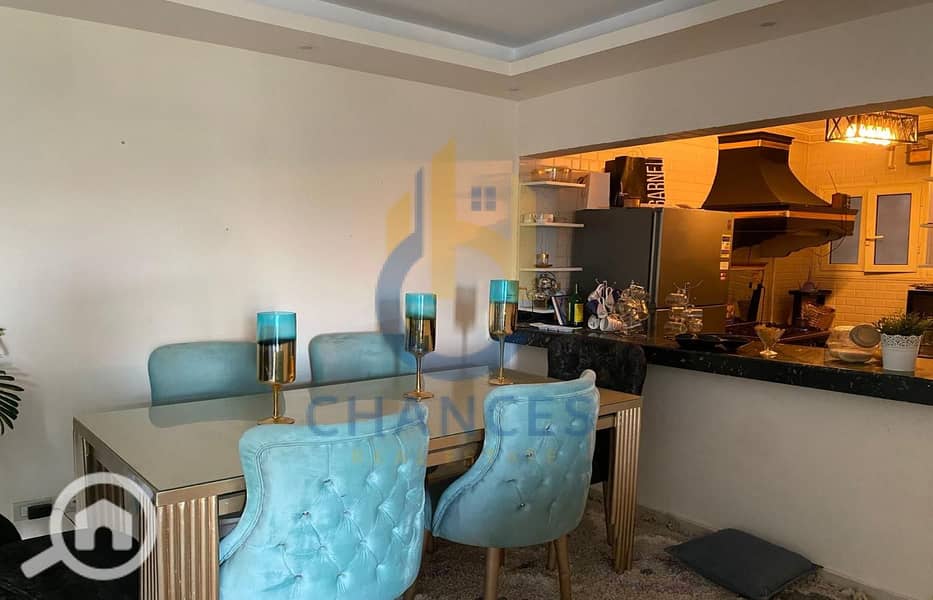 A distinctive apartment for sale in Al-Arabia Compound in the New Cairo area with high-end finishing and a prime location. – pohled 5