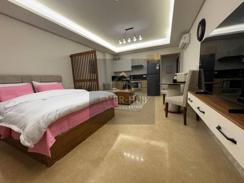 Luxury Furnished Studio in ZED Towers – 9th Floor, Open View & Stunning Skyline View in Sheikh Zayed - View 5