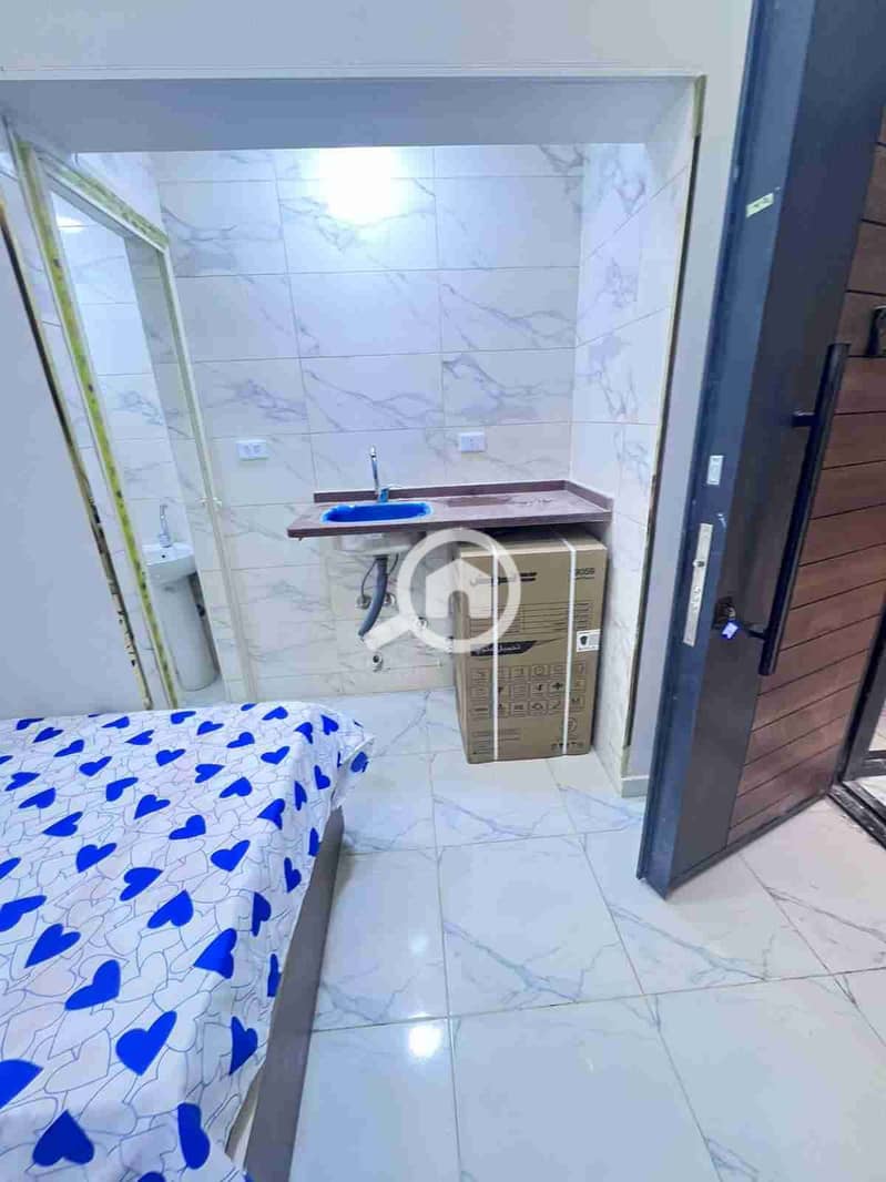 Furnished studio for rent, double room with bathroom and kitchen, Second Neighborhood, First District. - Ansicht 3