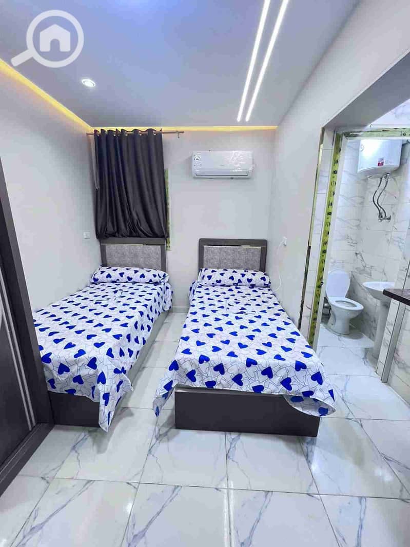 Furnished studio for rent, double room with bathroom and kitchen, Second Neighborhood, First District. - Ansicht 5