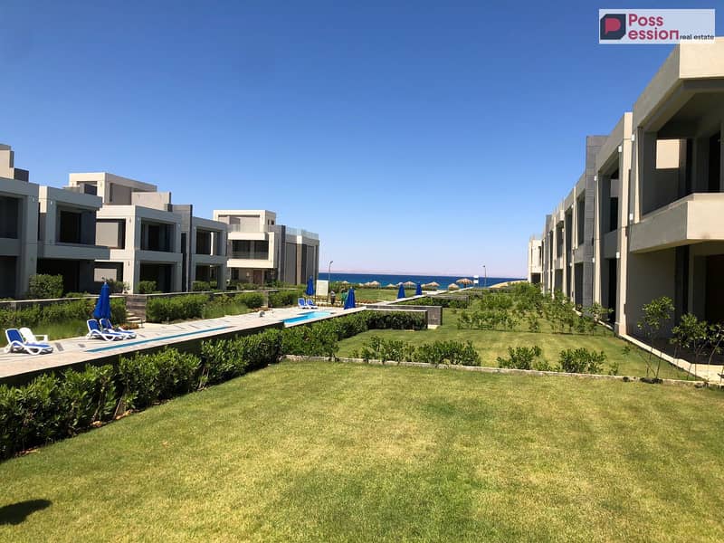 Chalet 140m for sale in LaVista Ray Ain Sokhna, ready to move, fully finished Ultra Super Lux with open sea & pool view, minutes from Telal and Porto - Ansicht 6