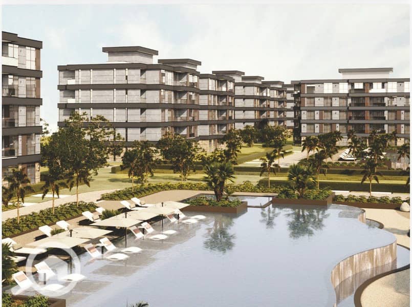 Apartment for sale in Dejoya Sheikh Zayed, 108 m², two rooms with an open view in Dejoya Sheikh Zayed New, in front of Sphinx Airport for residential or investment with a down payment starting from 5% - Widok 2