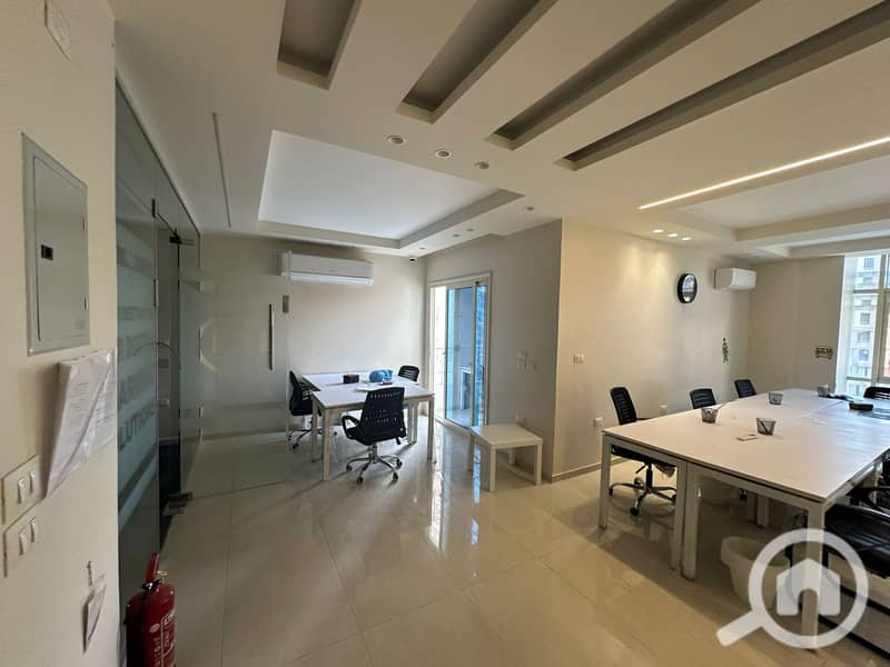 A distinguished 190m furnished office space fully air-conditioned for rent in the midst of the largest companies in Sama Towers on the ring road. - Widok 2