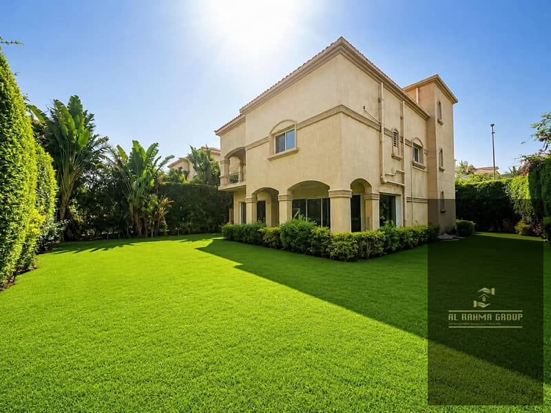 Independent villa for sale in Rehab 2, first occupancy, Model X, land 630 meters, 7 rooms including 4 master rooms, Rehab 2, First Settlement, New Cairo. – pohled 2