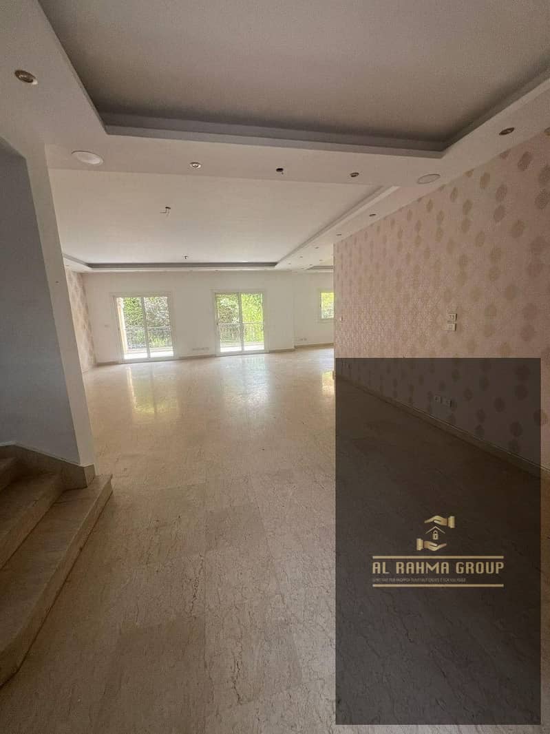 Independent villa for sale in Rehab 2, first occupancy, Model X, land 630 meters, 7 rooms including 4 master rooms, Rehab 2, First Settlement, New Cairo. – další