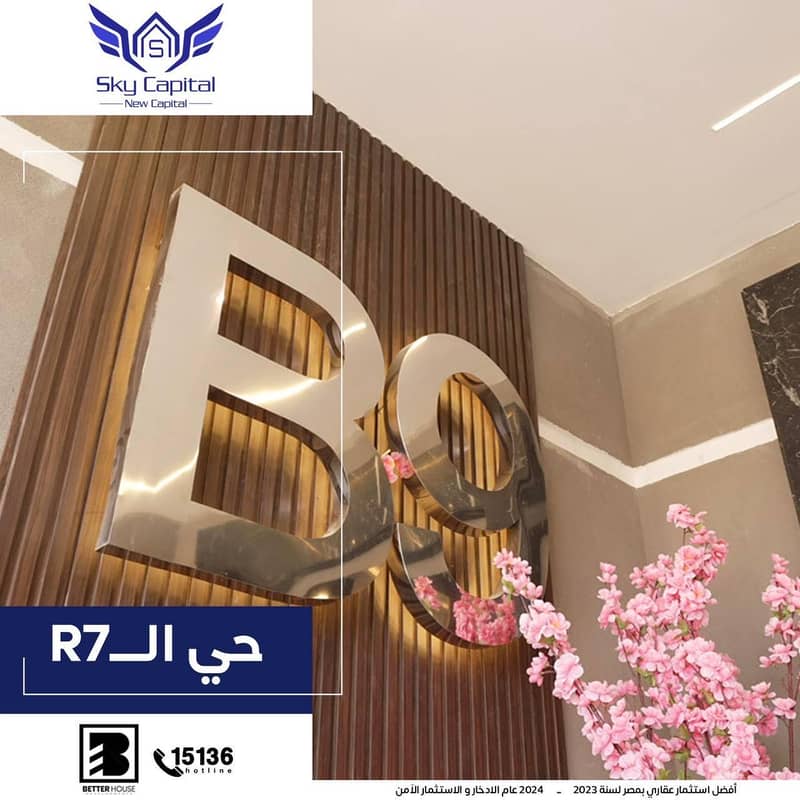 شقة دوبليكس للبيع ٢٧٠ متر بجاردن ١٠٠ م العاصمة الإدارية R7 - Ansicht 5