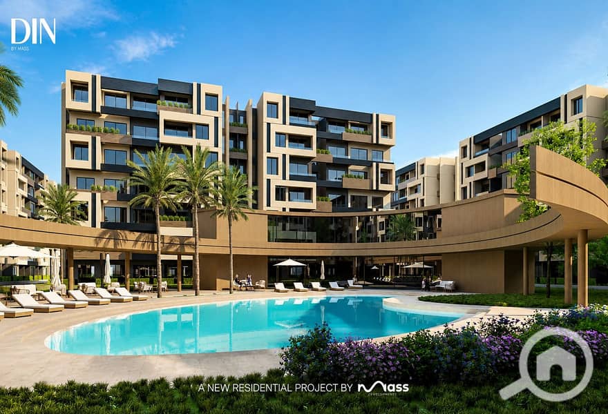 With installments of 23,000 EGP, own a fully finished apartment with a garden and air conditioning in the best phase of Yardin Compound in the heart o - Widok 4
