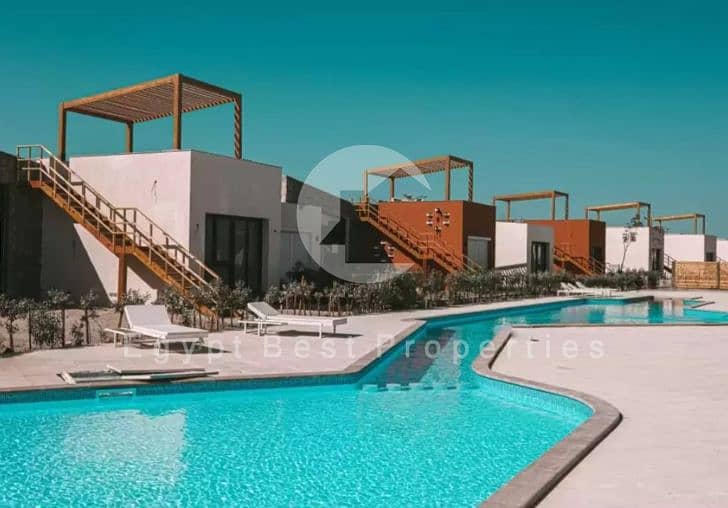 CHALET 2 BEDROOMS SOR SALE IN SOMABAY RED SEA FULLY FINISHED FIRST ROW LAGOON PRICE WITH INSTALLMENT UP 8 YEARS WITH 20% DISCOUNT - Widok 2