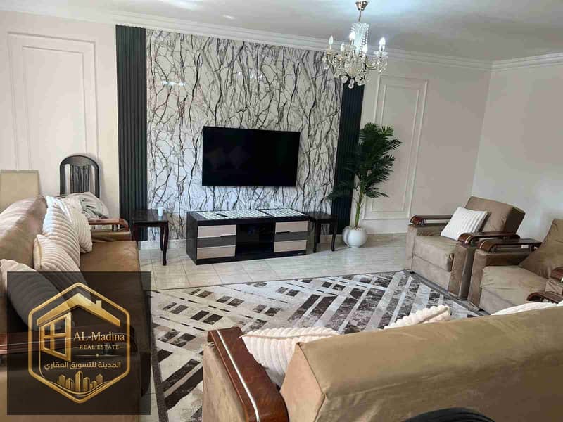 Furnished apartment with special finishes and hotel-style furnishings at a great price, near services, for rent in Al Rehab - Widok 3