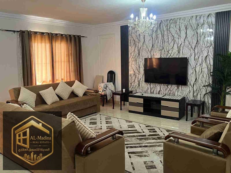 Furnished apartment with special finishes and hotel-style furnishings at a great price, near services, for rent in Al Rehab - Widok 4