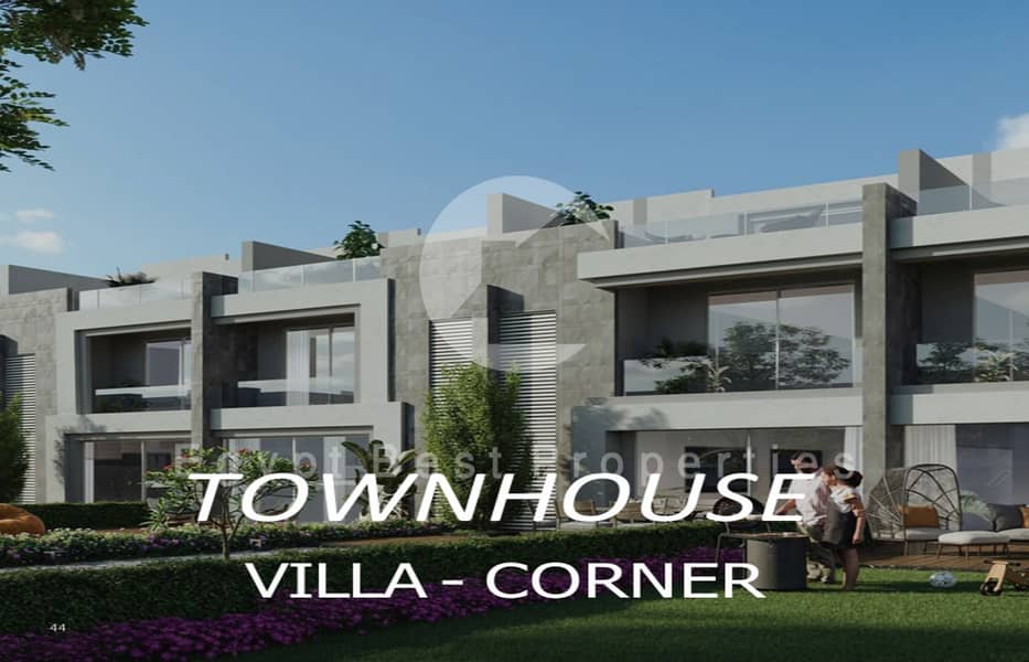 A prime Location Patio Town New Cairo Own Twin House For Sale with Lowest Down payment And Long Term instalment - Mehr