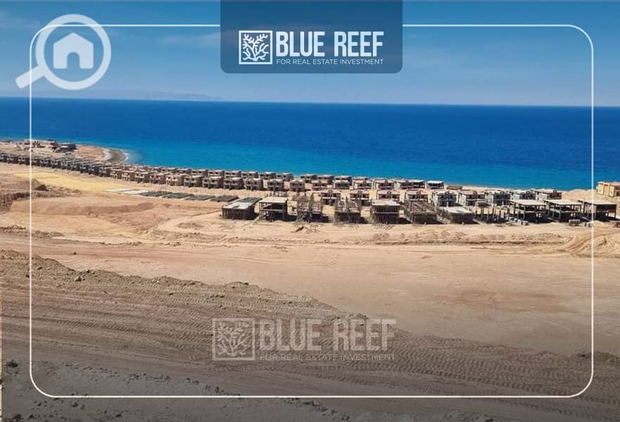 Fully finished chalet for sale, ready to move, at the lowest price inside Telal Sokhna compound - Mehr