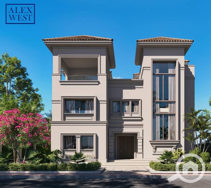Independent villa for sale in Alex West, Alexandria – 5 bedrooms and a building area of 393 square meters - Widok 5