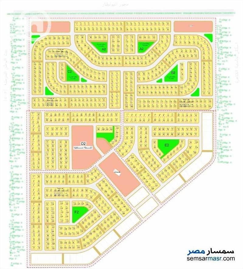 A unique land for sale in Beit El Watan – West Cairo University, New October – a distinguished investment opportunity in one of the best locations. - Ansicht 2