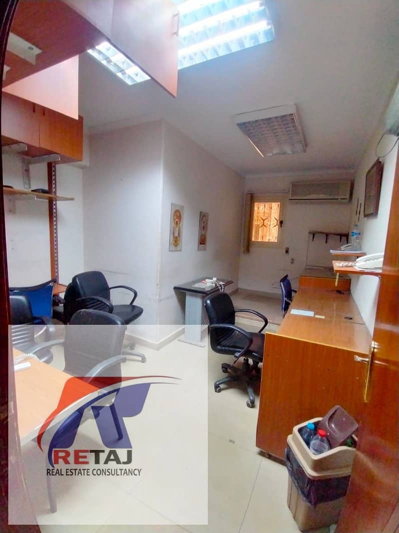 For Rent: Fully Furnished Ground Floor Administrative Office with Private Entrance, 250 sq m Net Area, Final Administrative License, Fully Furnished a – pohled 2