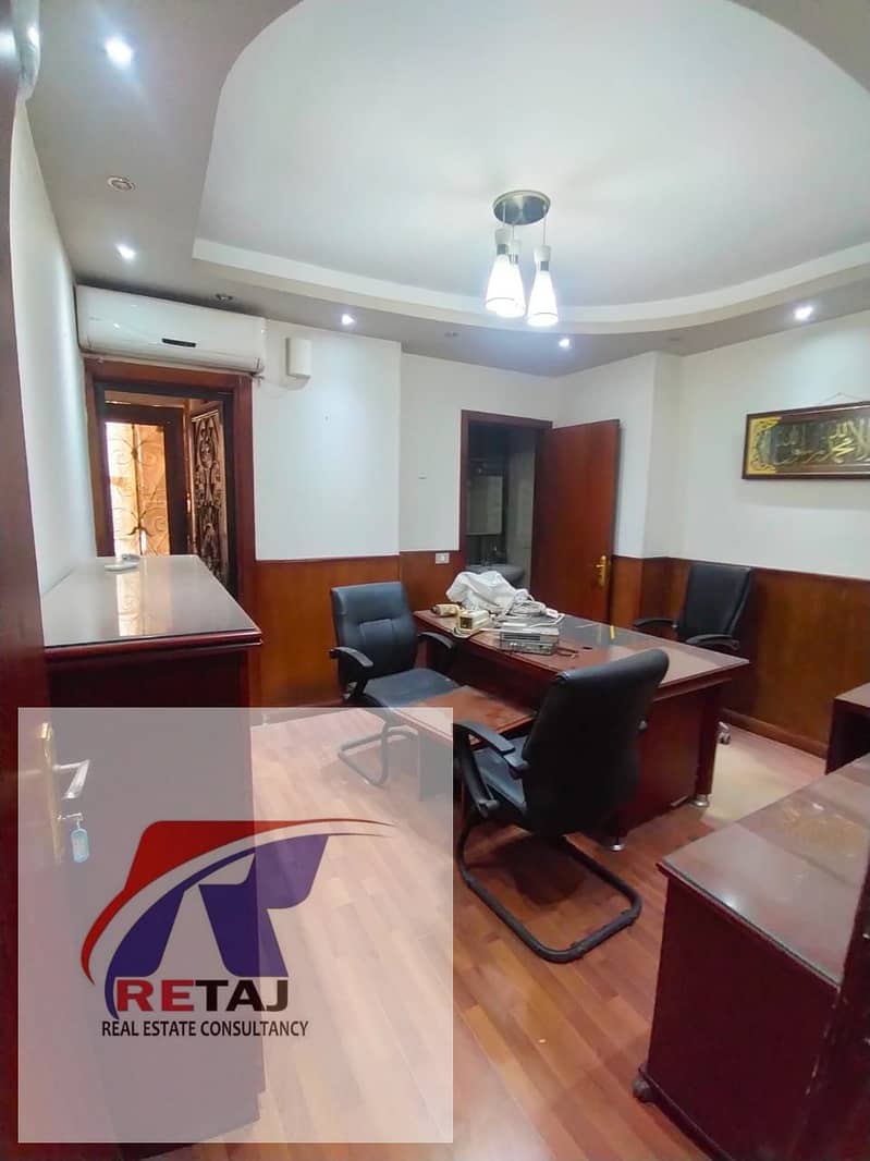 For Rent: Fully Furnished Ground Floor Administrative Office with Private Entrance, 250 sq m Net Area, Final Administrative License, Fully Furnished a – pohled 4
