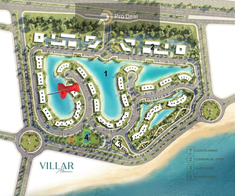 For sale: Studio chalet, 56 meters, with a lagoon view - Widok 2