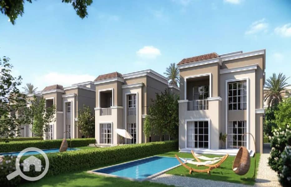 Townhouse with a distinctive layout and size overlooking the lake in Butterfly Mostakbal City, next to Palm Hills - Widok 2