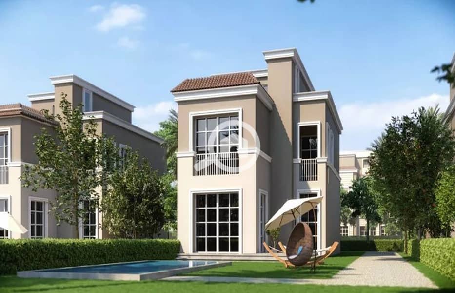 Townhouse with a distinctive layout and size overlooking the lake in Butterfly Mostakbal City, next to Palm Hills - Widok 6