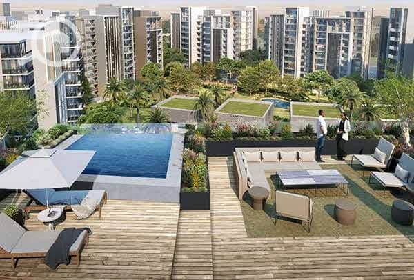 For sale, a 144m apartment with a private terrace of 11m, very distinctive in the Z West Compound, Sheikh Zayed, with facilities. – pohled 3