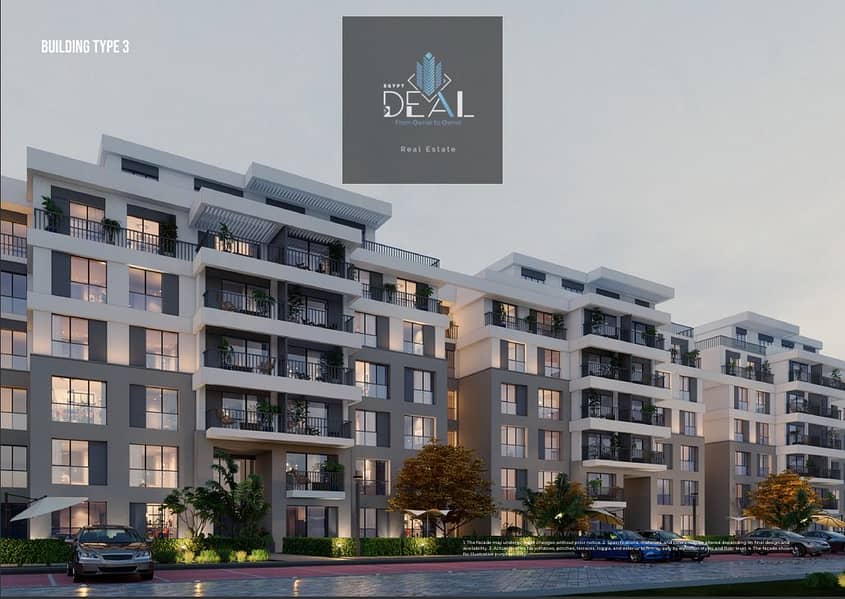 Your apartment with a premium north-facing view in one of the finest compounds in Mostakbal City. - Widok 3
