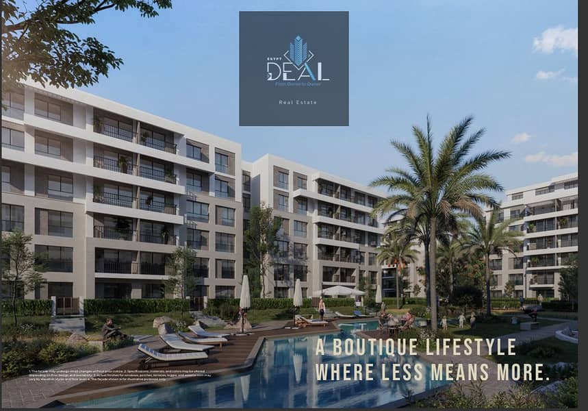Your apartment with a premium north-facing view in one of the finest compounds in Mostakbal City. - Widok 4