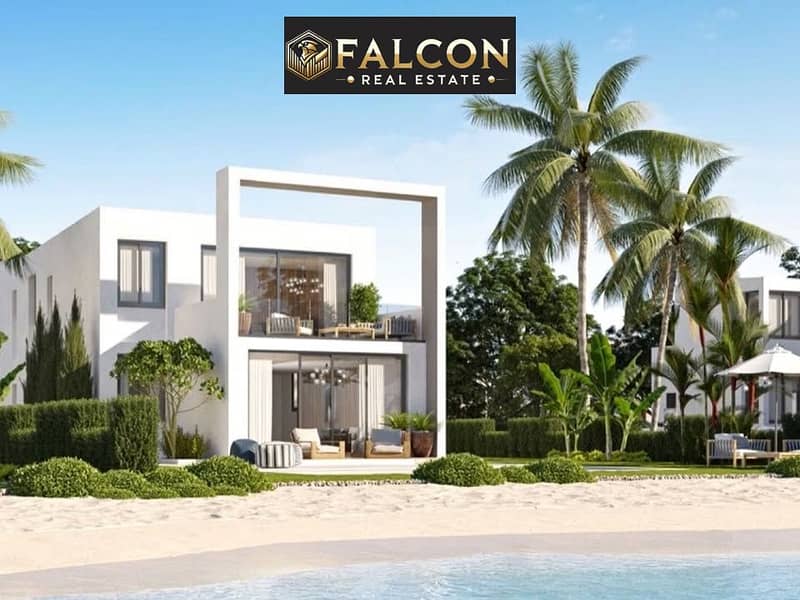VIP Villa First Row on the Sea with Stunning Triple View in the Most Iconic Spot in North Coast Luxury Finish with the Longest Plan from Caesar+ Ogami - Widok 5