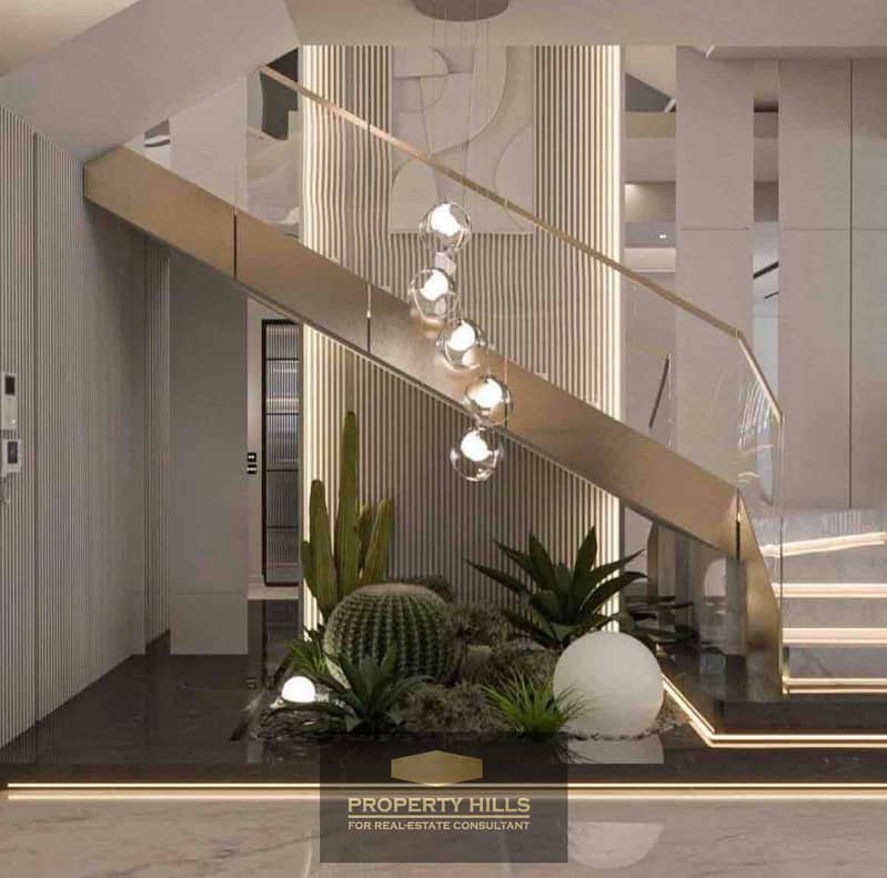 Receive immediately the least expensive fully finished High End villa in Mountain View Grand Valleys near AUC, GUC, Point 90 Mall, Katamya downtown, Hyde Park, and Al Rehab City. - Ansicht 3