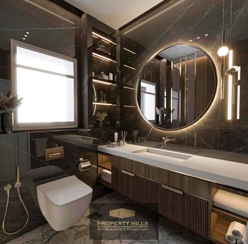 Receive immediately the least expensive fully finished High End villa in Mountain View Grand Valleys near AUC, GUC, Point 90 Mall, Katamya downtown, Hyde Park, and Al Rehab City. - Ansicht 4