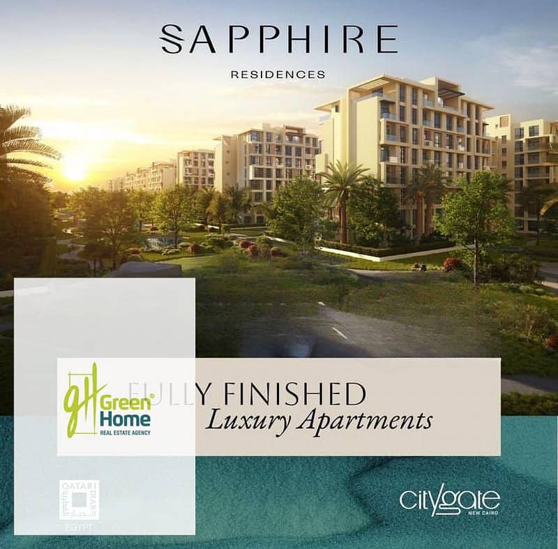 Fully Finished Apartment for Sale in City Gate Diar Qatari New Cairo - Widok 5