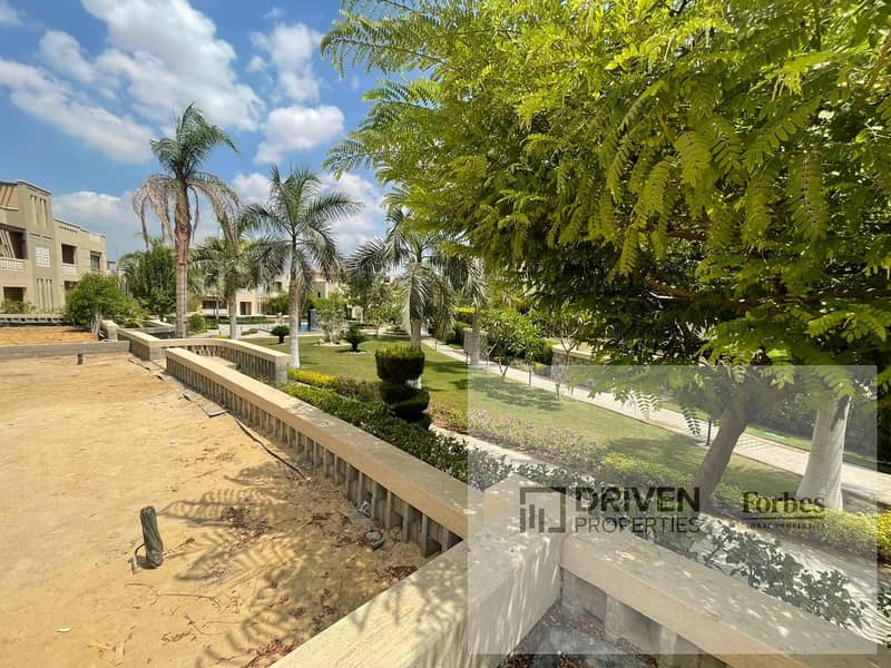 Finished Twin House for Sale in Green 4 Compound Palm Hills 6th Of October Opposite Arkan Plaza Sheikh Zayed 26th of July Axis – pohled 6